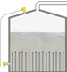 Level measurement in a sugar vacuum pan