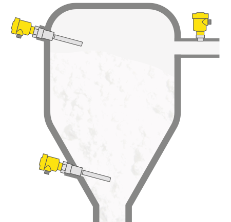 Buffer tank pressure measurement and point level detection 