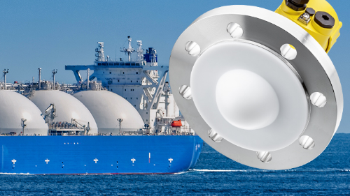 Whether at sea or on land: VEGAPULS 6X level sensor ensures safety in applications with liquefied gas 