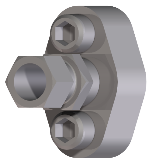 Oval flange adapter