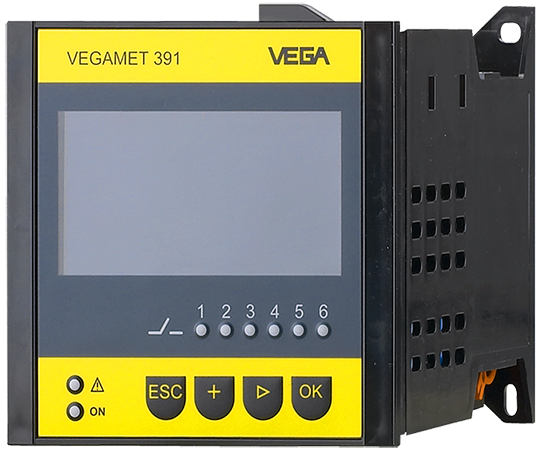 控制显示器 VEGAMET 391，用于物位仪表